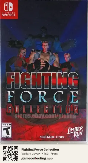 Fighting Force Collection Nintendo Switch, NTSC box front