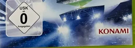 Pro Evolution Soccer 2014, the USK square on its front