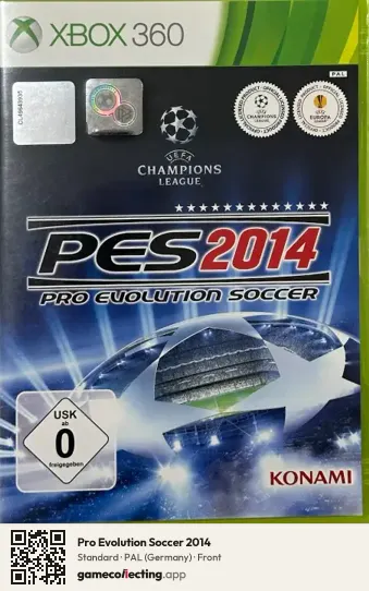 Pro Evolution Soccer 2014 Xbox 360, Germany box front