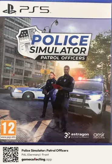 Police Simulator: Patrol Officers PlayStation 5, Germany box front