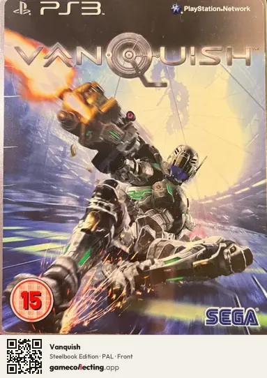 Vanquish PlayStation 3, PAL box front