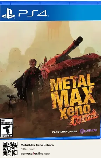 Metal Max Xeno Reborn PlayStation 4, NTSC box front