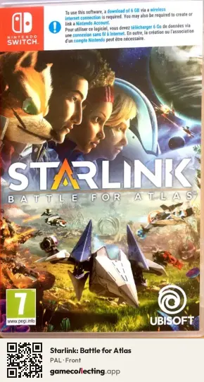Starlink: Battle for Atlas Nintendo Switch, PAL box front