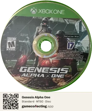 Genesis Alpha One Xbox One, NTSC disc