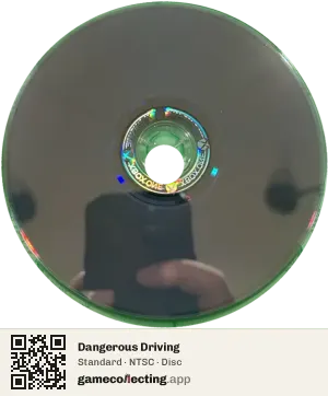 Dangerous Driving Xbox One, NTSC disc