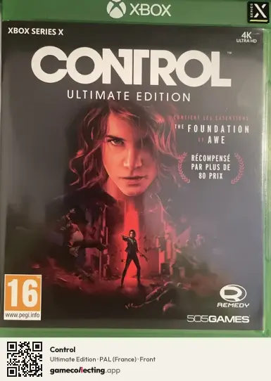 Control Xbox Series X, France box front