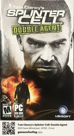 Tom Clancy's Splinter Cell: Double Agent Computer, NTSC box front