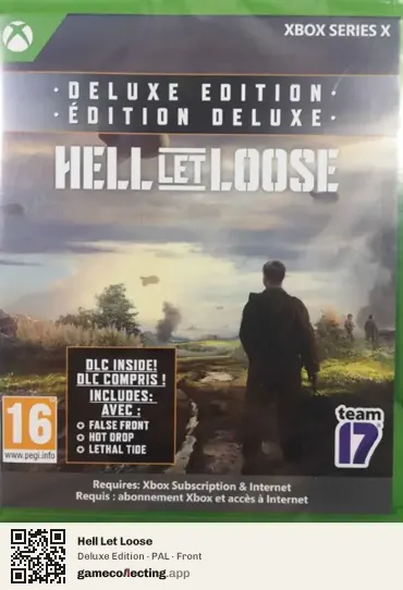 Hell Let Loose Xbox Series X, PAL box front