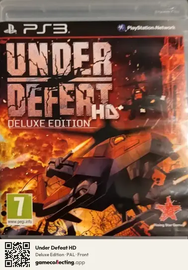 Under Defeat HD PlayStation 3, PAL box front