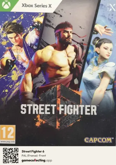Street Fighter 6 Xbox Series X, France box front