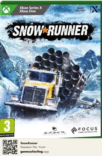 SnowRunner Xbox Series X, PAL box front