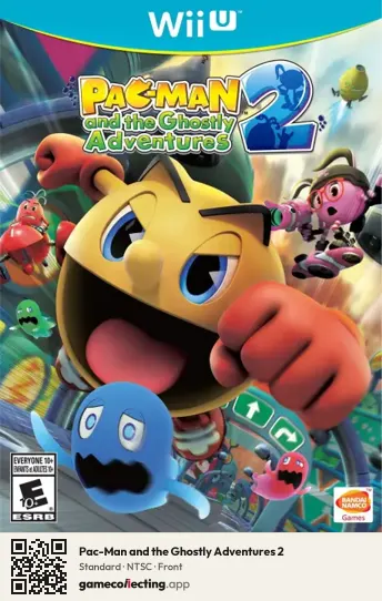 Pac-Man and the Ghostly Adventures 2 Nintendo Wii U, NTSC box front