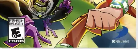 Ben 10: Omniverse 2, the ESRB box on its front