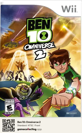 Ben 10: Omniverse 2 Nintendo Wii, NTSC box front