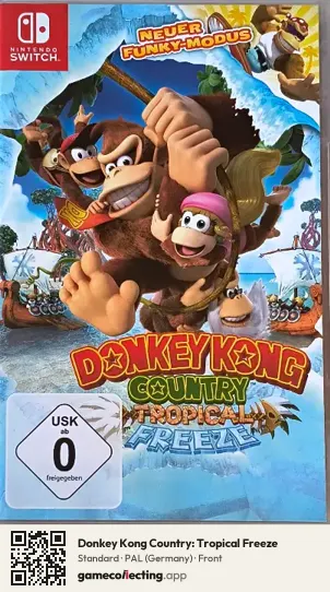 Donkey Kong Country: Tropical Freeze Nintendo Switch, Germany box front