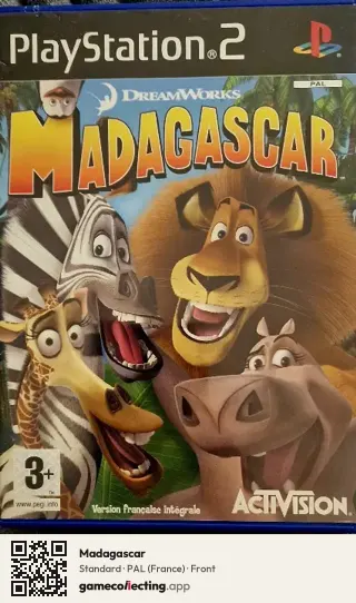 Madagascar PlayStation 2, France box front