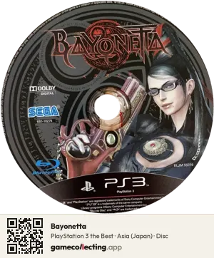 Bayonetta PlayStation 3, Asia disc