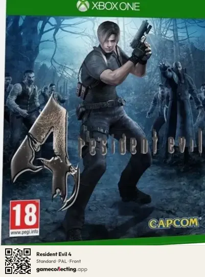 Resident Evil 4 Xbox One, PAL box front
