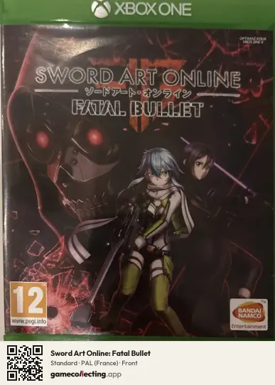 Sword Art Online: Fatal Bullet Xbox One, France box front