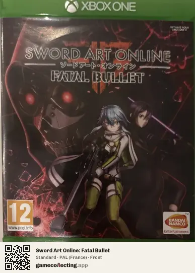 Sword Art Online: Fatal Bullet Xbox One, France box front