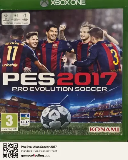 Pro Evolution Soccer 2017 Xbox One, France box front
