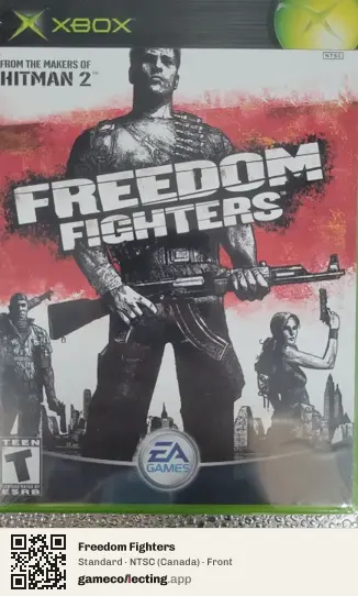Freedom Fighters Xbox, Canada box front