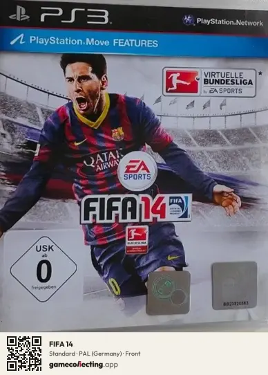 FIFA 14 PlayStation 3, Germany box front