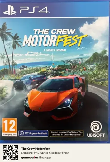 The Crew Motorfest PlayStation 4, United Kingdom box front