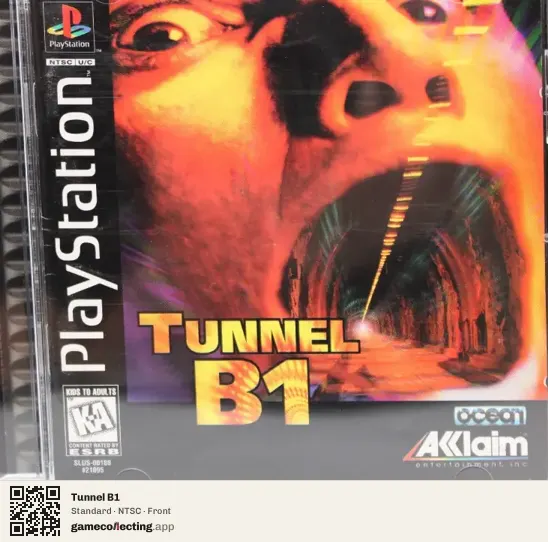 Tunnel B1 PlayStation, NTSC box front