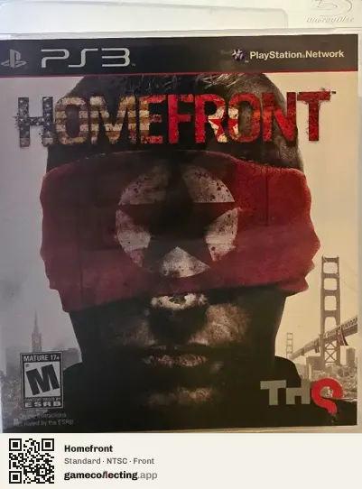 Homefront PlayStation 3, NTSC box front