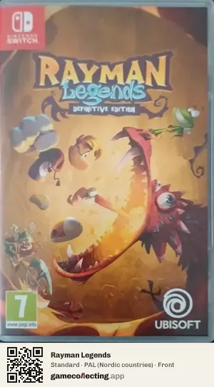 Rayman Legends Nintendo Switch, Nordic countries box front