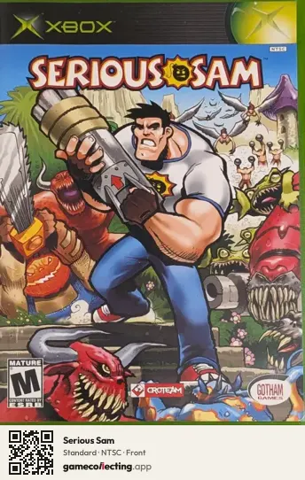 Serious Sam Xbox, NTSC box front
