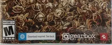 Borderlands 3, the ESRB box on its front