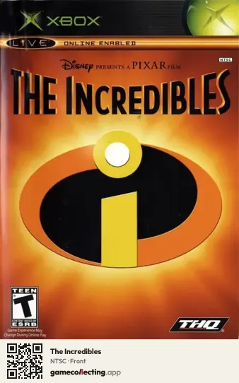 The Incredibles Xbox, NTSC box front