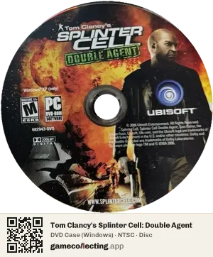 Tom Clancy's Splinter Cell: Double Agent Computer, NTSC disc