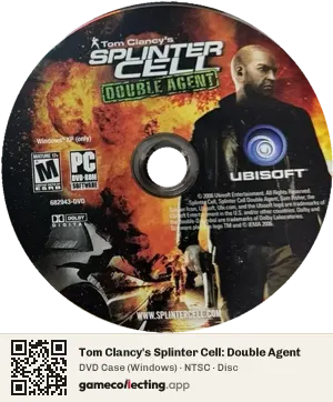 Tom Clancy's Splinter Cell: Double Agent Computer, NTSC disc