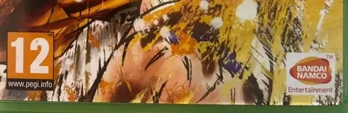 Dragon Ball FighterZ, the PEGI square on its front