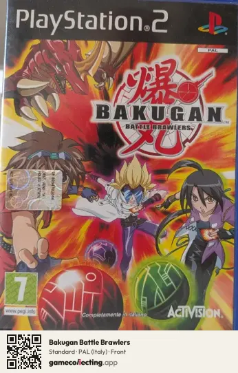 Bakugan Battle Brawlers PlayStation 2, Italy box front