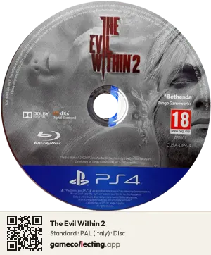 The Evil Within 2 PlayStation 4, PAL disc