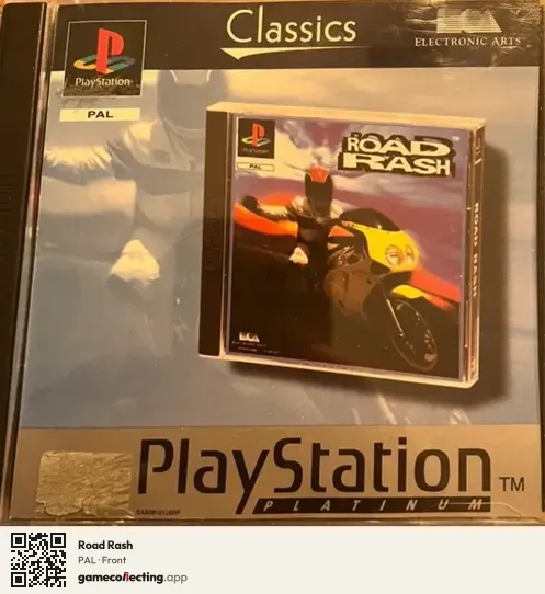 Road Rash PlayStation, PAL box front