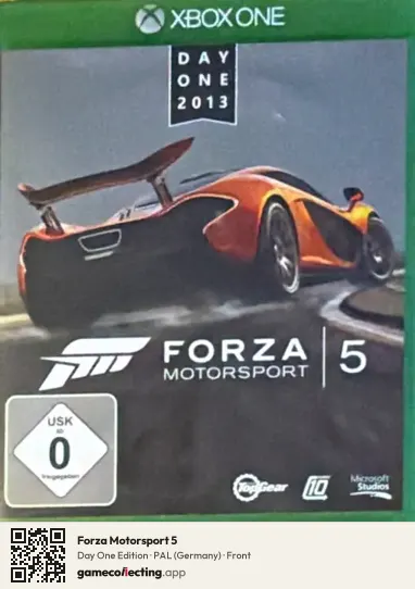 Forza Motorsport 5 Xbox One, Germany box front
