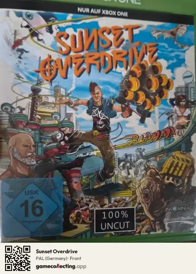 Sunset Overdrive Xbox One, Germany box front