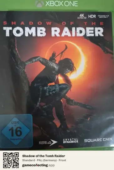 Shadow of the Tomb Raider Xbox One, Germany box front