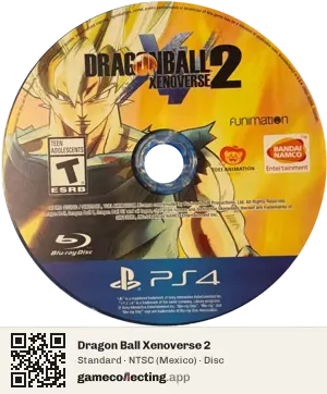 Dragon Ball Xenoverse 2 PlayStation 4, NTSC disc