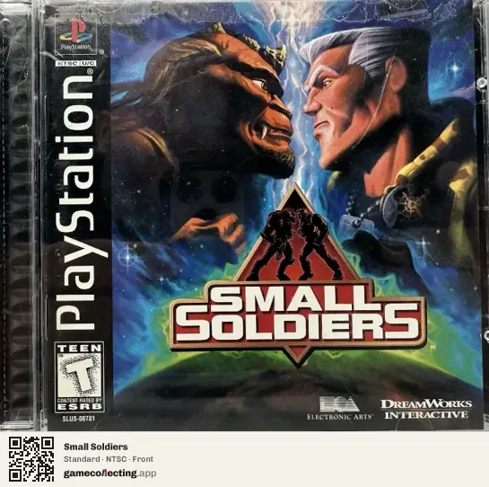 Small Soldiers PlayStation, NTSC box front