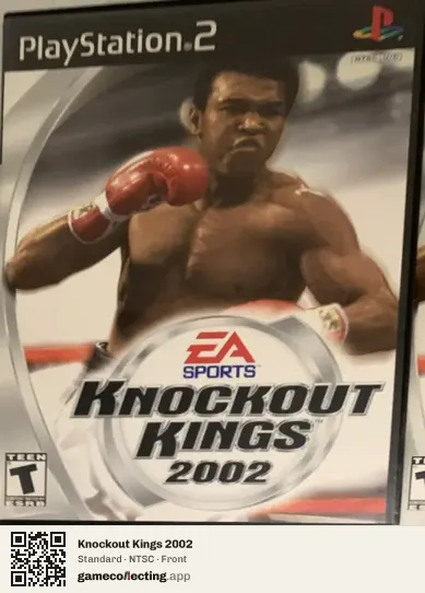 Knockout Kings 2002 PlayStation 2, NTSC box front
