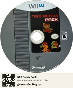 NES Remix Pack Nintendo Wii U, NTSC disc