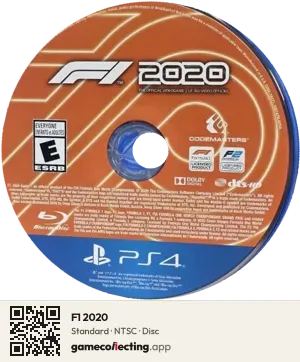 F1 2020 PlayStation 4, NTSC disc