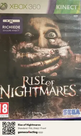 Rise of Nightmares Xbox 360, Italy box front