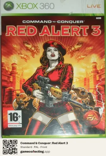 Command & Conquer: Red Alert 3 Xbox 360, PAL box front
